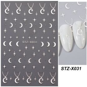 Nail Sticker Liquid Butterfly Dark Gilding (Option: STZ X031)