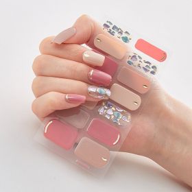 Bronzing Laser Nail Polish Film Fashion Nail Stickers (Option: Envelope Bag Packaging-DQ3 061)