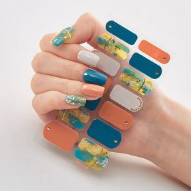 Laser Nail Polish Film Fashion Nail Stickers (Option: Envelope Bag Packaging-DQ3 052)