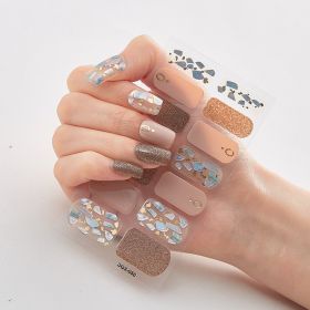 Laser Nail Polish Film Fashion Nail Stickers (Option: Envelope Bag Packaging-DQ3 050)