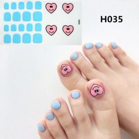 Toenail Sticker Mask Craft Summer (Option: H035)
