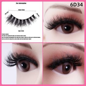 5 Pairs Of Thick False Eyelashes (Option: Style34)