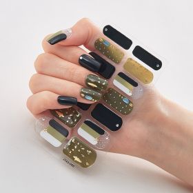 Laser Nail Polish Film Fashion Nail Stickers (Option: Envelope Bag Packaging-DQ3 068)