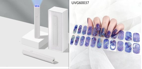 Blush Nail Stickers Uv Semi-baked Gel (Option: Set56)