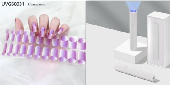 Blush Nail Stickers Uv Semi-baked Gel (Option: Set31)