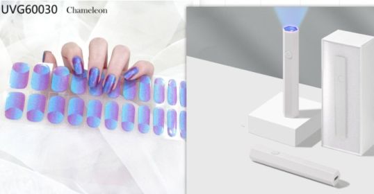 Blush Nail Stickers Uv Semi-baked Gel (Option: Set30)