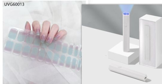 Blush Nail Stickers Uv Semi-baked Gel (Option: Set13)