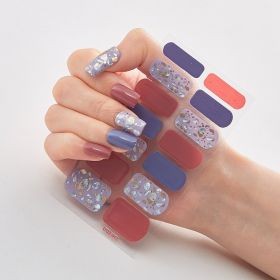 Laser Nail Polish Film Fashion Nail Stickers (Option: Envelope Bag Packaging-DQ3 047)