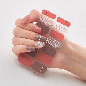 Laser Nail Polish Film Fashion Nail Stickers (Option: Envelope Bag Packaging-DQ3 054)