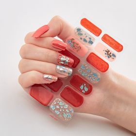 Laser Nail Polish Film Fashion Nail Stickers (Option: Envelope Bag Packaging-DQ3 065)