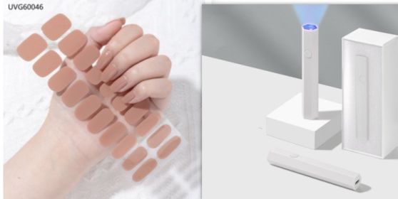 Blush Nail Stickers Uv Semi-baked Gel (Option: Set45)