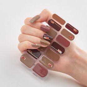 Laser Nail Polish Film Fashion Nail Stickers (Option: Envelope Bag Packaging-DQ3 041)