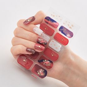 Laser Nail Polish Film Fashion Nail Stickers (Option: Envelope Bag Packaging-DQ3 042)