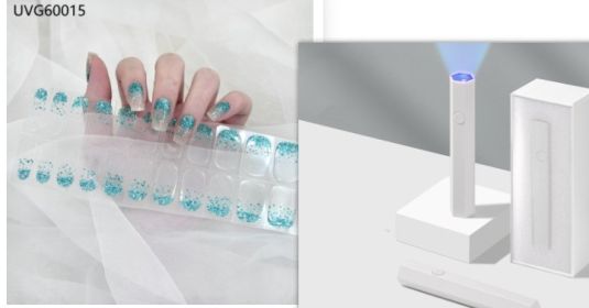Blush Nail Stickers Uv Semi-baked Gel (Option: Set15)