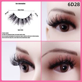 5 Pairs Of Thick False Eyelashes (Option: Style28)