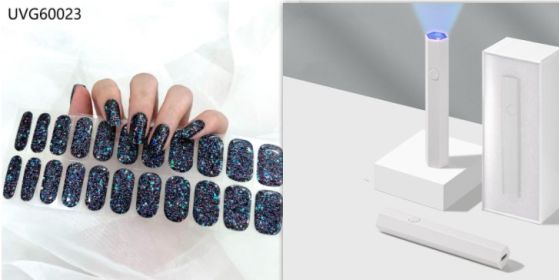 Blush Nail Stickers Uv Semi-baked Gel (Option: Set23)