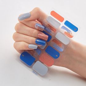 Laser Nail Polish Film Fashion Nail Stickers (Option: Envelope Bag Packaging-DQ3 051)