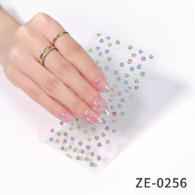 Fashion Christmas Waterproof Manicure Stickers (Option: ZE0256-Nail Stickers And Nail File)