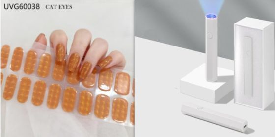 Blush Nail Stickers Uv Semi-baked Gel (Option: Set37)