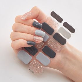Laser Nail Polish Film Fashion Nail Stickers (Option: Envelope Bag Packaging-DQ3 062)