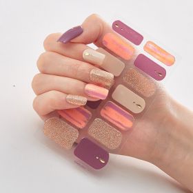 Laser Nail Polish Film Fashion Nail Stickers (Option: Envelope Bag Packaging-DQ3 057)