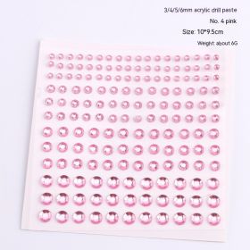 165 Diamond Stickers Nail Ornament (Option: 4 Pink)