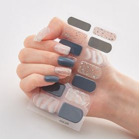 3d Laser Bronzing Craft Nail Applique Nail Sticker (Option: Envelope Bag Packaging-DQ3 008)