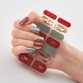 Laser Nail Polish Film Fashion Nail Stickers (Option: Envelope Bag Packaging-DQ3 043)