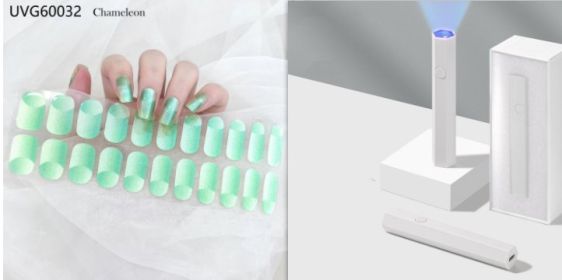 Blush Nail Stickers Uv Semi-baked Gel (Option: Set32)