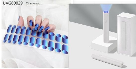 Blush Nail Stickers Uv Semi-baked Gel (Option: Set29)