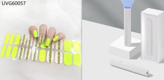 Blush Nail Stickers Uv Semi-baked Gel (Option: Set55)