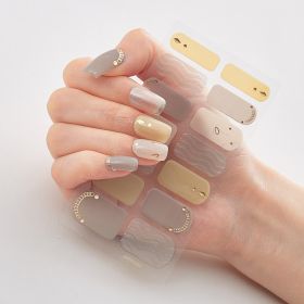 Laser Nail Polish Film Fashion Nail Stickers (Option: Envelope Bag Packaging-DQ3 060)