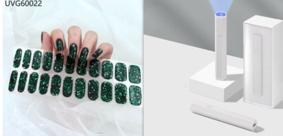 Blush Nail Stickers Uv Semi-baked Gel (Option: Set22)