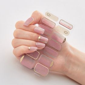 Laser Nail Polish Film Fashion Nail Stickers (Option: Envelope Bag Packaging-DQ3 063)