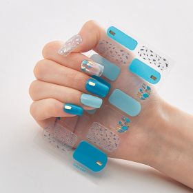 Bronzing Laser Nail Polish Film Fashion Nail Stickers (Option: Envelope Bag Packaging-DQ3 058)