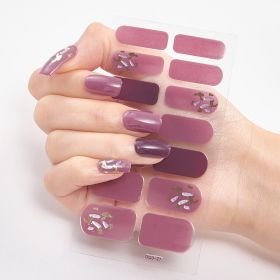 Laser Bronzing Craft Nail Applique Nail Sticker (Option: Seal-038)